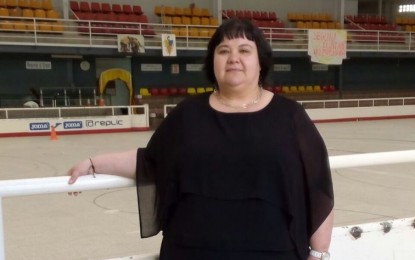 La presidenta del Club Patí Tordera visita La Teranyina
