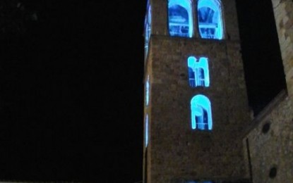 El campanar de l’església estrena nova il·luminació