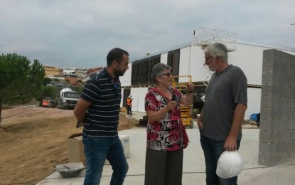 Les obres del nou institut de Tordera ja estan a punt de finalitzar
