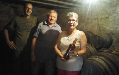 Fem vi amb en Llorenç Viarger i en Sergi Masó a cal Bisbe