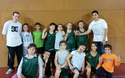 Entrenament del Pre-mini del CEEB amb el Show dels Esports