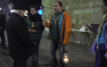 La Llum de la Pau arriba a Tordera per repartir-la cap a la demarcació de Girona