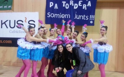 El grup de xou juvenil del Patinatge Artístic Tordera es classifica per el campionat de Catalunya