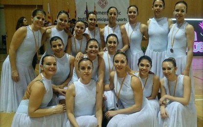 El grup de xou gran de la secció de patinatge artístic del Club Patí Tordera queda 8è classificat al Campionat de Catalunya