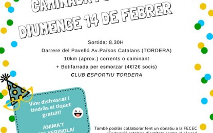 L’S+J organitza una caminada en motiu del dia mundial contra el càncer, juntament amb el CET