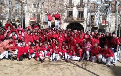 Els Maduixots arrenquen la temporada amb la diada castellera de Banyoles
