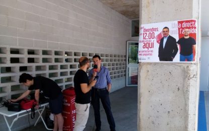 Línia directa amb l’alcalde des del pavelló poliesportiu municipal 29-07-16