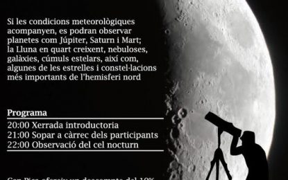 Mart, Saturn i Júpiter són els objectius a observar a la plantada de telescopis de CASTOR d’aquest cap de setmana