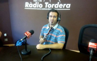 “La tarda és a l’estudi de gravació” entrevista el músic Conrad Rafart, intèrpret de tenora de l’Orquestra Montgrins