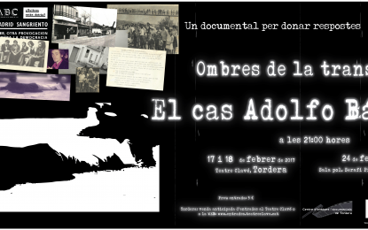 La tarda és temps era temps parla amb en Santi Barrera i en Quim Fors sobre el cas d’Adolfo Bárcena