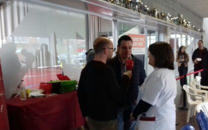 La Marató de Donants de Sang és l’escenari del Línia Directa amb l’Alcalde d’avui