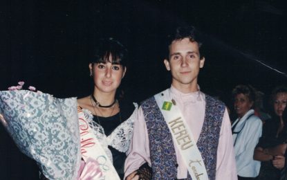 En Manel Santiago va ser el primer Hereu de Tordera, el mateix any que la pubilla va ser la Mònica Gimbernat, el 1990