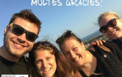 Les voluntàries Blanca i Lara són les protagonistes de l’entrevista del “Diversones, les seccions”