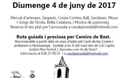 El diumenge 4 de juny es celebrarà l’Aplec de l’Erola