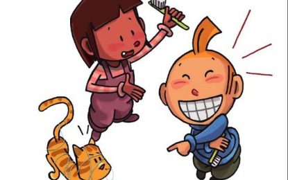 La biblioteca acull l’exposició “Cuida’t les dents”