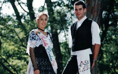 La Francina Gumbau i en Marc Bernadas van ser la pubilla i l’hereu de Tordera el 1999