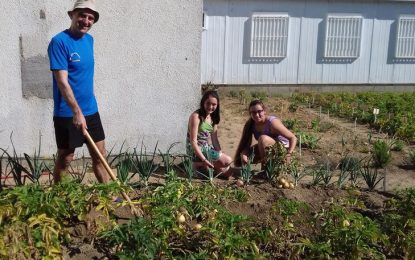 L’hort de l’institut Lluís Companys arriba al final del seu primer curs