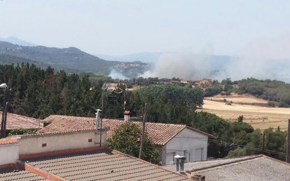 Cremen 2.000 metres quadrats de terreny agrícola a la carretera de Fogars.
