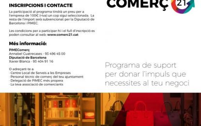 Sara Xampeny Estilistes participa al programa “Comerç 21” de la Diputació de Barcelona