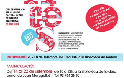 L’Escola d’Adults de Tordera ja prepara el nou curs