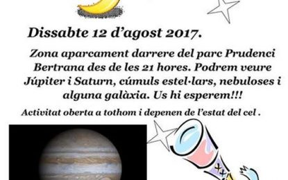 Observació del cel aquest dissabte amb el Cercle Astronòmic de La Tordera