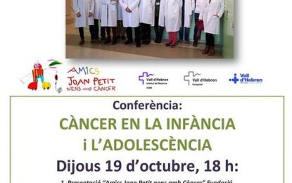 La biblioteca acull avui la conferència: “Càncer en la infància i l’adolescència”