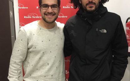 El torderenc Narcís Barrera jugador de la tercera divisió del ECGranollers passa pel Show dels Esports