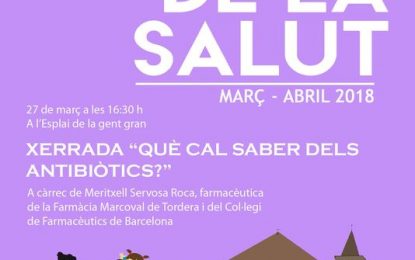 Quarta setmana del Mes de la Salut de Tordera amb xerrades i exposicions per promoure hàbits saludables