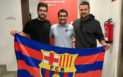 Els torderencs Jordi Gili i Eduard Bassas aficionats del FCBarcelona ens expliquen la seva experiència a la final de la copa del rei