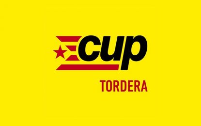 CUP Tordera presenta el seu estat de comptes 2020