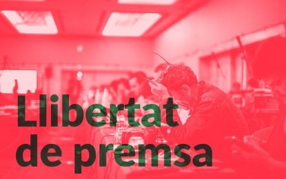 La Laura creu que l’estat Espanyol està fent que la llibertat de premsa estigui en un punt molt crític