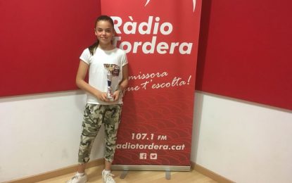 La judoca torderena Naroa Fallas visita el Show diari i comparteix el seu últim títol de campiona de Catalunya