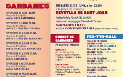 L’Associació La Nostra Dansa obre el cicle d’estiu de les audicions de sardanes i els balls folk tradicionals amb la revetlla de Sant Joan a la Plaça de l’Església