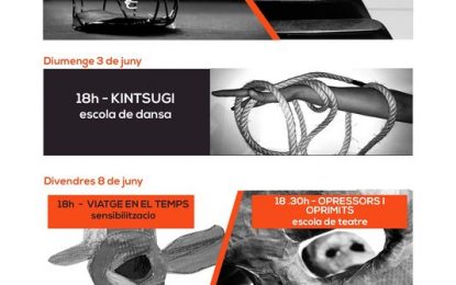 Avui els alumnes de sensibilització i de l’aula de teatre duran a terme les mostres de fi de curs