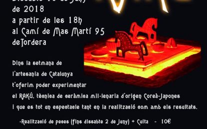 Tordera participarà en la Setmana d’Artesania de Catalunya tindrà lloc de l’11 al 17 de juny