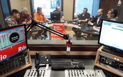 La tertúlia de polítics va repassar els temes tractats a l’últim ple corresponent al mes de maig
