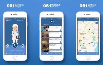 La nova app mòbil 061 CatSalut Respon permet localitzar els desfibril·ladors més propers i ensenya primers auxilis