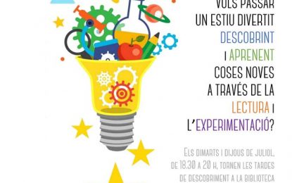 La Biblioteca de Tordera organitza, aquest mes de juliol, activitats de ciència i descobriment per a nens i nenes, amb el cicle “Discovery Time”