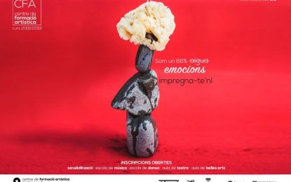 Els curs de sensibilització artística introdueix els infants a les diferents disciplines a través del joc
