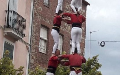 La diada castellera i el CFTordera-Sant Pol van compartir la transmissió dels actes de festa major del dissabte 26 a la tarda