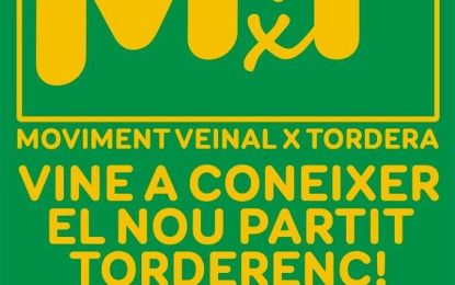 Dissabte es presenta el partit Moviment Veïnal x Tordera