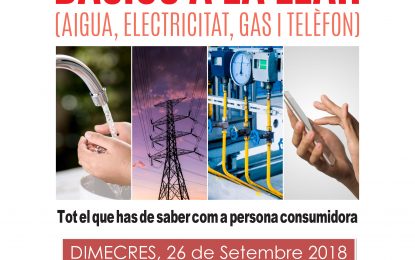 Tordera acull una xerrada informativa sobre els subministrament bàsics a la llar