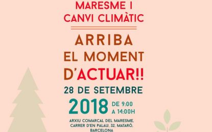 El Consell Comarcal posa a debat la vulnerabilitat del Maresme davant el canvi climàtic
