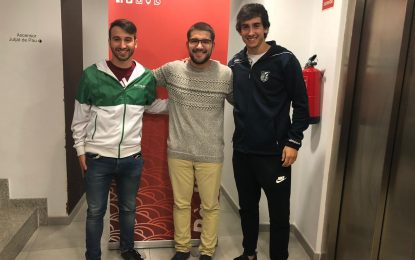 Albert Fernández i Adrià Molina són els jugadors del primer equip del CFTordera convidats al #Showdiari d’aquesta setmana