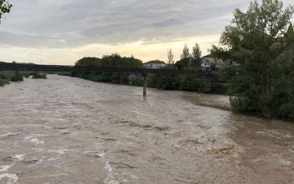 La Tordera arriba a un cabal d’aigua de 181 metres cúbics per segon i una altura de 196cm