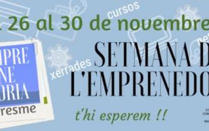 Arriba la Setmana de l’Emprenedoria al Maresme amb 9 càpsules formatives