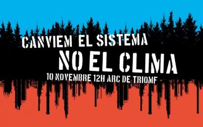 En Nacho fa una crida per que participem a la Marxa pel Clima