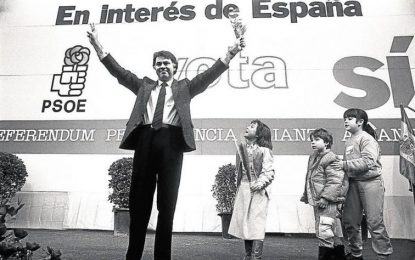 La Cristina analitza la pregunta del referèndum que el 1986 va fer que Espanya seguís dins de l’OTAN