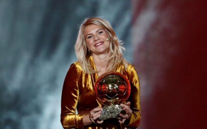 En Nacho dedica la seva píndola a la Ada Hegerberg, primera guanyadora de la Pilota d’Or femenina