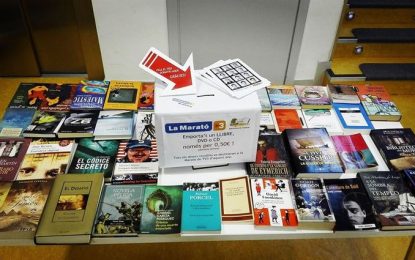 La biblioteca engega la campanya “1 donatiu x 1 llibre” a favor de la Marató de TV3